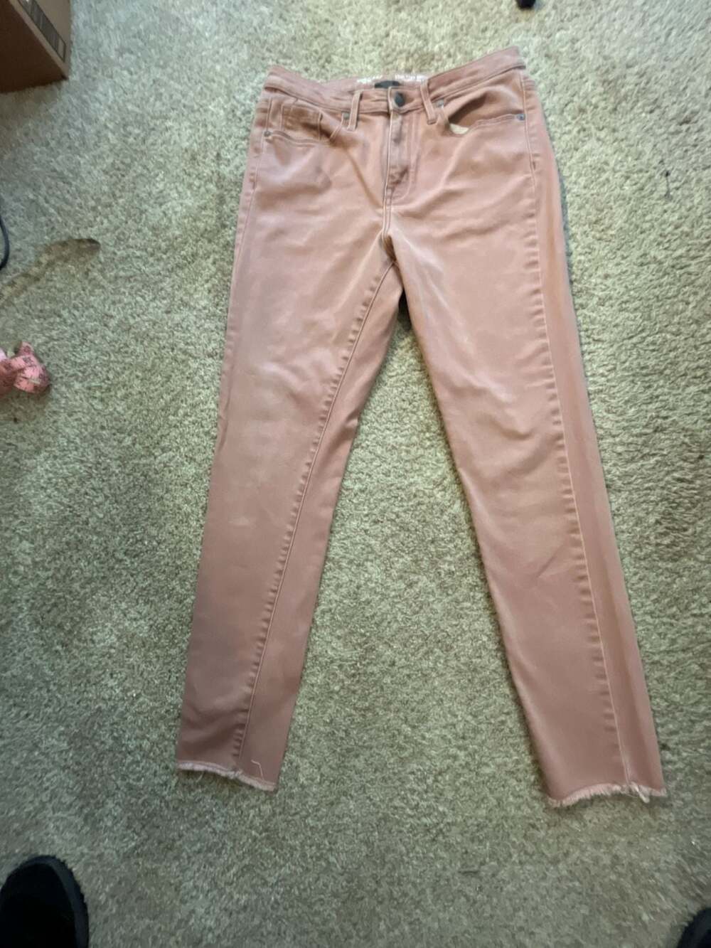 Mossimo High Rise Skinny Denim Power Stretch Jeans Pink Size 8/R 29